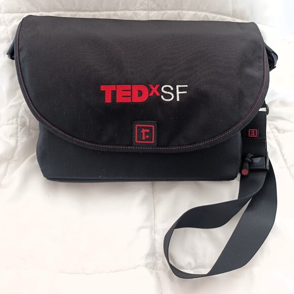 NWT RARE LE TEDxSF Rickshaw Bagworks Japan Ganbare 頑張れ iPad Zero Messeng… - Picture 6 of 8
